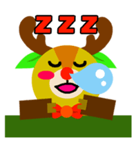 Christmas Milu Deer sticker #14478690