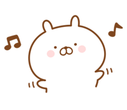 Rabbit often used message sticker #14478869