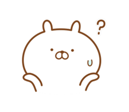 Rabbit often used message sticker #14478880
