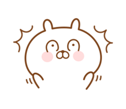 Rabbit often used message sticker #14478881