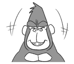 MiMiMi & Adam the Gorilla sticker #14479662