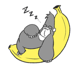 MiMiMi & Adam the Gorilla sticker #14479672