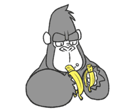 MiMiMi & Adam the Gorilla sticker #14479674