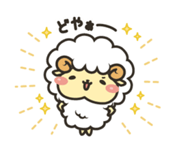 Mohubo the fluffy sheep 2 sticker #14479942