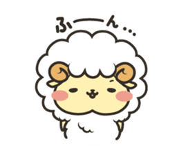 Mohubo the fluffy sheep 2 sticker #14479948