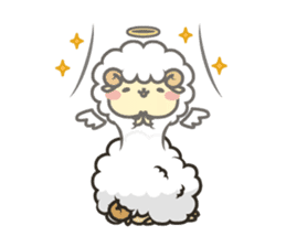 Mohubo the fluffy sheep 2 sticker #14479950