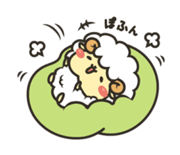 Mohubo the fluffy sheep 2 sticker #14479951