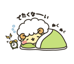 Mohubo the fluffy sheep 2 sticker #14479953