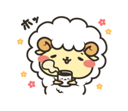 Mohubo the fluffy sheep 2 sticker #14479956