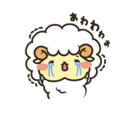 Mohubo the fluffy sheep 2 sticker #14479962