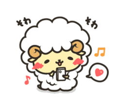 Mohubo the fluffy sheep 2 sticker #14479974