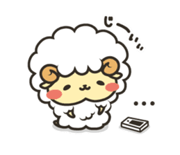 Mohubo the fluffy sheep 2 sticker #14479975
