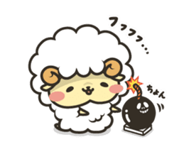 Mohubo the fluffy sheep 2 sticker #14479976