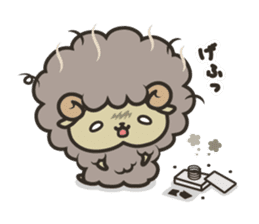 Mohubo the fluffy sheep 2 sticker #14479977