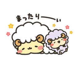 Mohubo the fluffy sheep 2 sticker #14479981