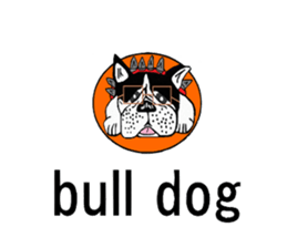bulldog sticker 2 sticker #14479989