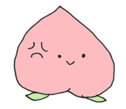 CAT and PEACH sticker #14480560