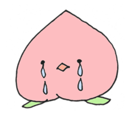 CAT and PEACH sticker #14480569