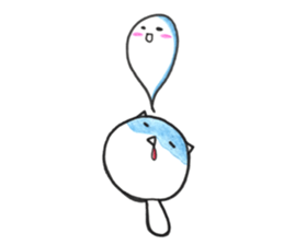 cat&boy sticker #14480637