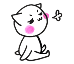 cat&boy sticker #14480638