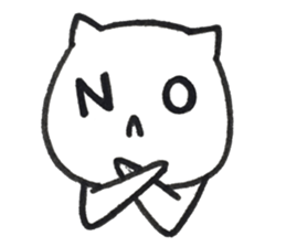 cat&boy sticker #14480642