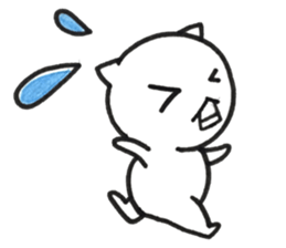 cat&boy sticker #14480643