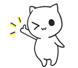 cat&boy sticker #14480645
