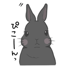 Rabbit "mocochan" sticker #14480775