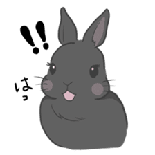 Rabbit "mocochan" sticker #14480776