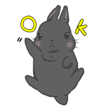 Rabbit "mocochan" sticker #14480780