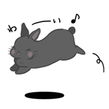 Rabbit "mocochan" sticker #14480785