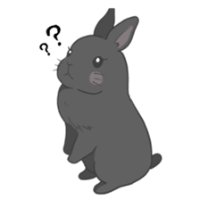 Rabbit "mocochan" sticker #14480787