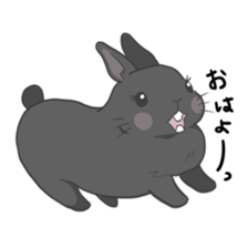 Rabbit "mocochan" sticker #14480789