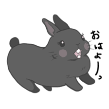 Rabbit "mocochan" sticker #14480789