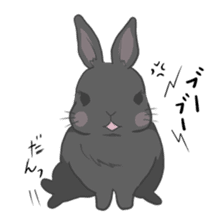Rabbit "mocochan" sticker #14480790