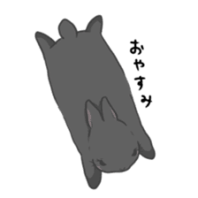 Rabbit "mocochan" sticker #14480791