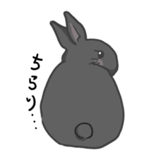 Rabbit "mocochan" sticker #14480792