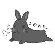 Rabbit "mocochan" sticker #14480794