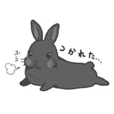 Rabbit "mocochan" sticker #14480794