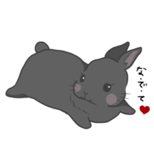 Rabbit "mocochan" sticker #14480800