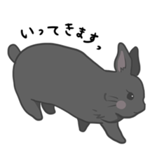 Rabbit "mocochan" sticker #14480803