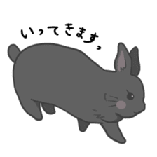 Rabbit "mocochan" sticker #14480803