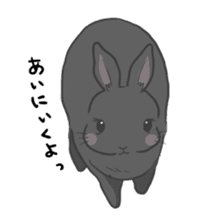 Rabbit "mocochan" sticker #14480804