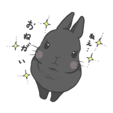 Rabbit "mocochan" sticker #14480807