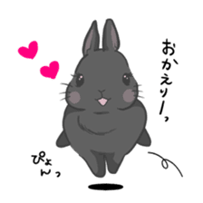 Rabbit "mocochan" sticker #14480811