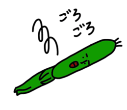 Tomato man and Cucumber man sticker #14480950