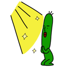 Tomato man and Cucumber man sticker #14480951