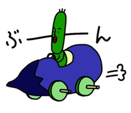 Tomato man and Cucumber man sticker #14480957