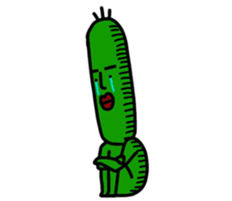 Tomato man and Cucumber man sticker #14480961