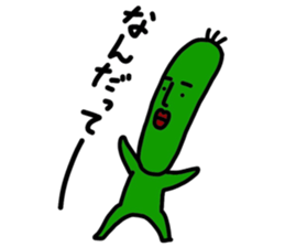 Tomato man and Cucumber man sticker #14480962